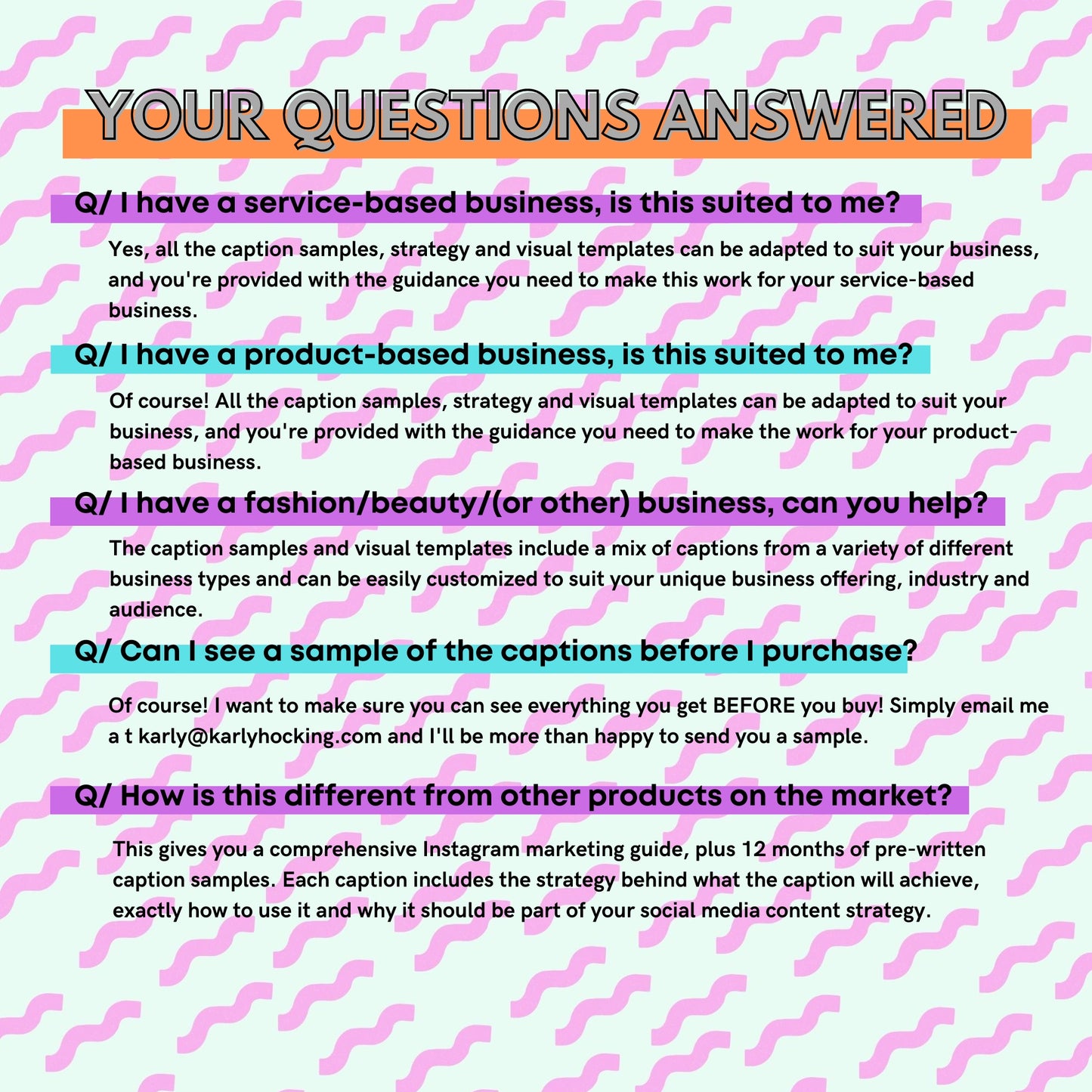 1 Year Instagram Kit - Instant download