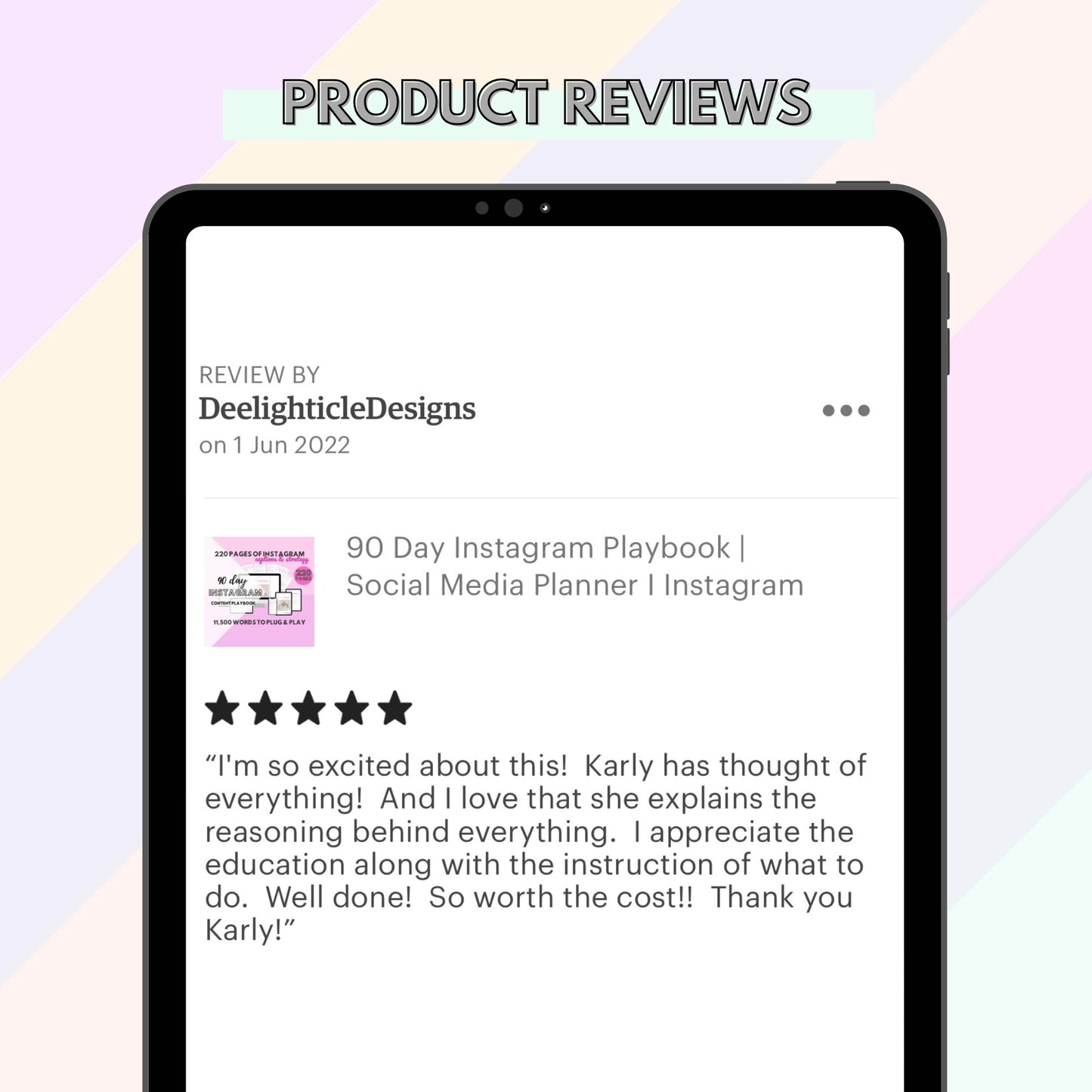 3 Month Instagram Kit - Instant download