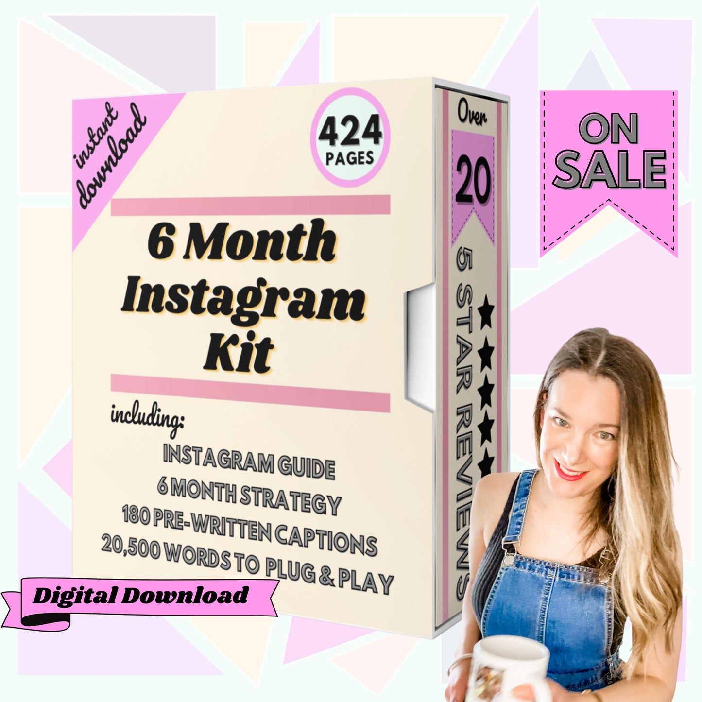 Six Month Instagram Content Kit - Instant download