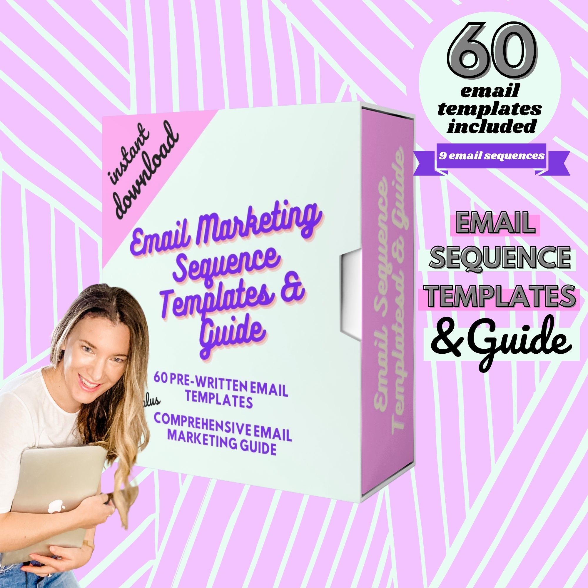 Email Marketing Sequence Templates & Guide Instant download Karly