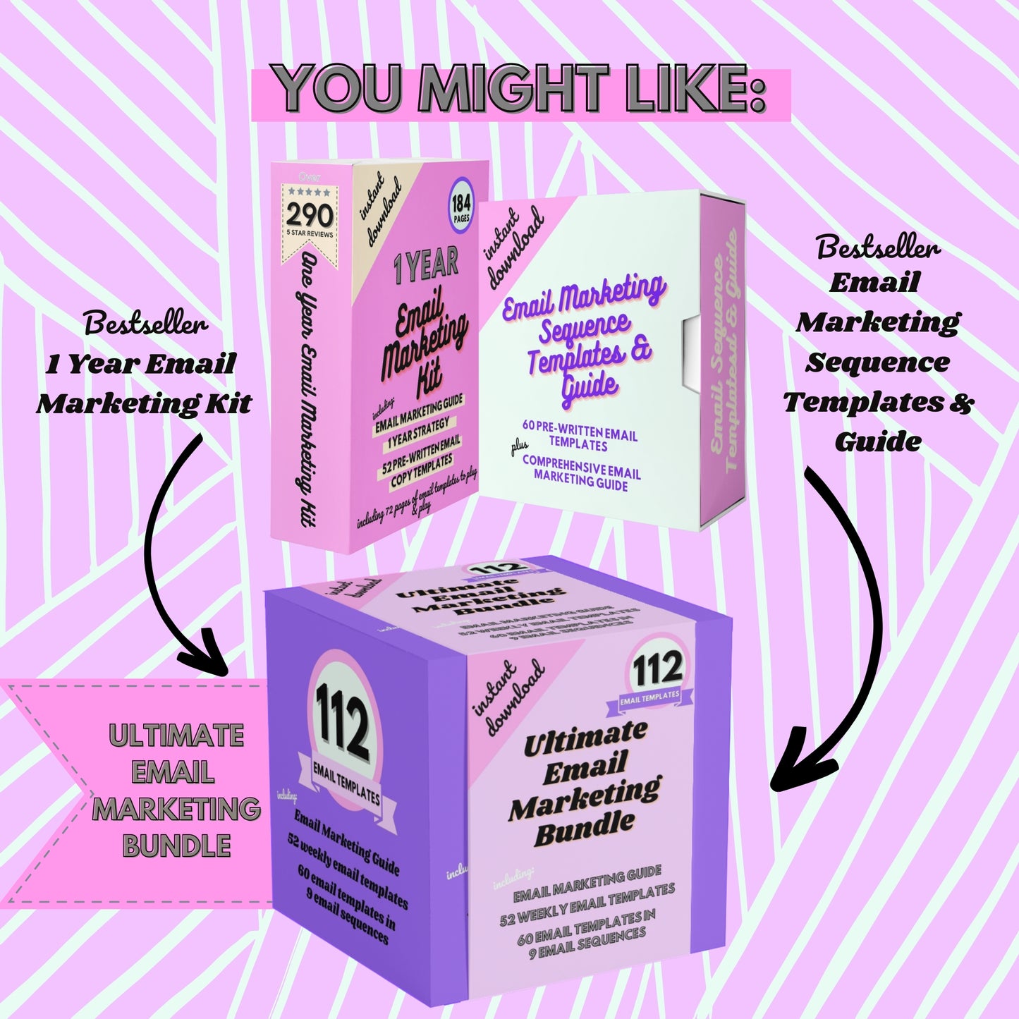 Email Marketing Sequence Templates & Guide - Instant download