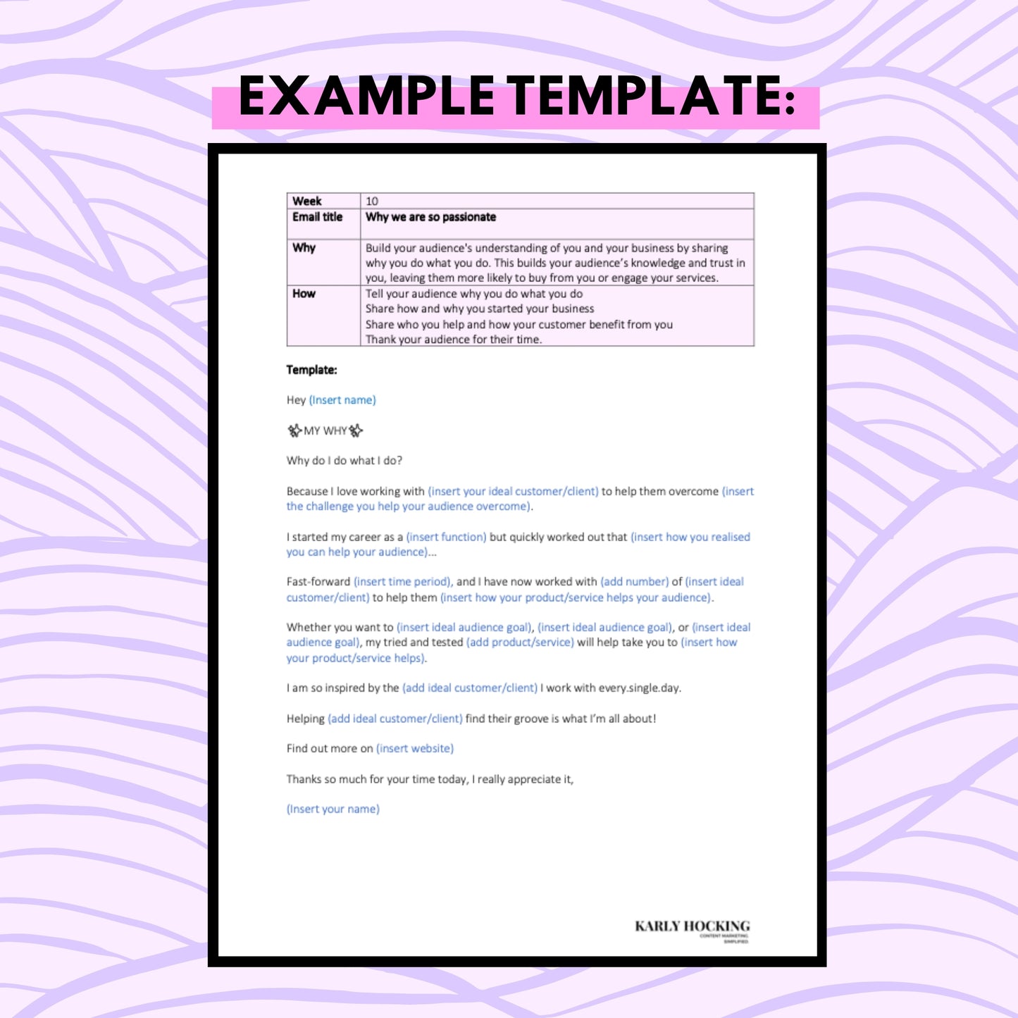 One Year Email Marketing Kit - Instant download