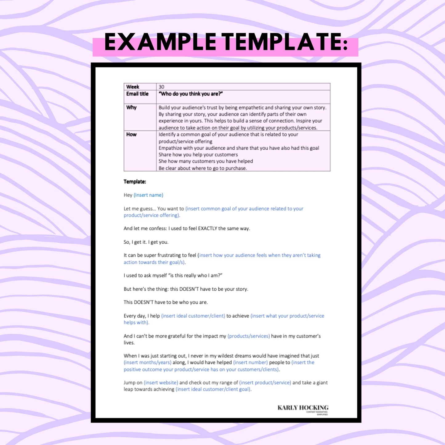 One Year Email Marketing Kit - Instant download