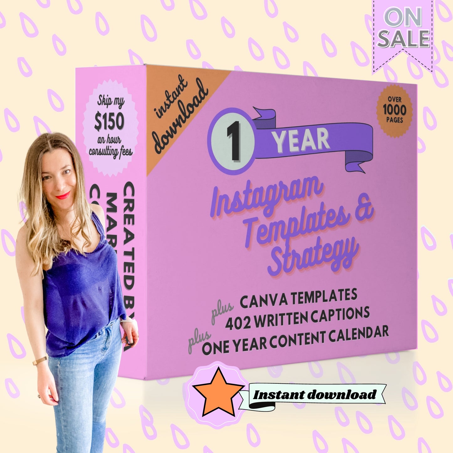 One Year Instagram Bundle - Instant download