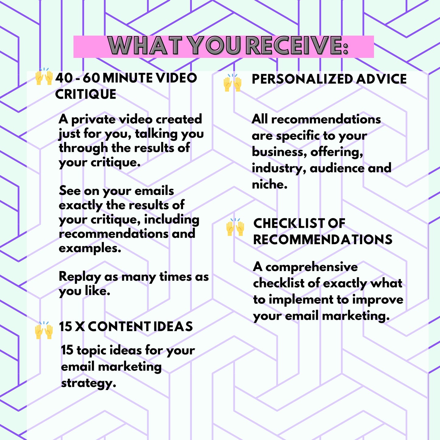 Email Marketing Content Critique - Instant download