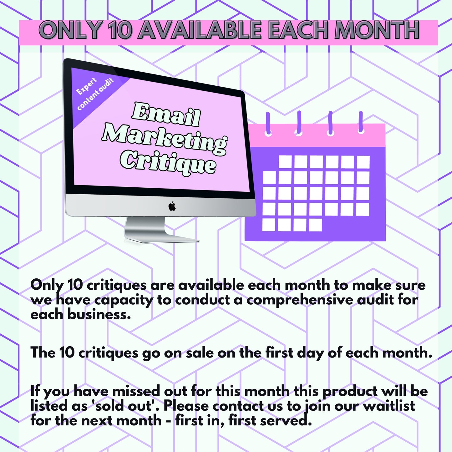 Email Marketing Content Critique - Instant download