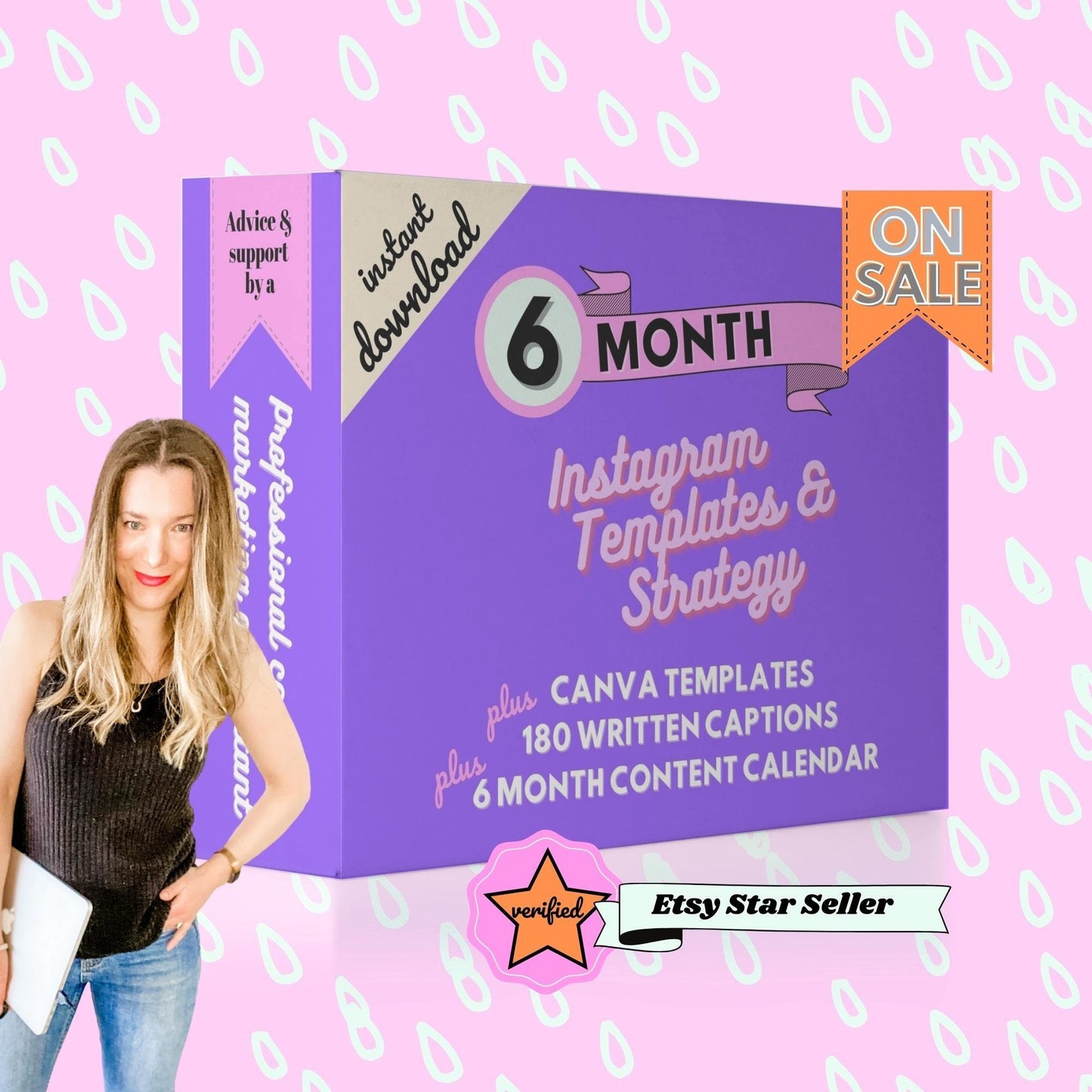 Six Month Instagram Marketing Bundle - Instant download