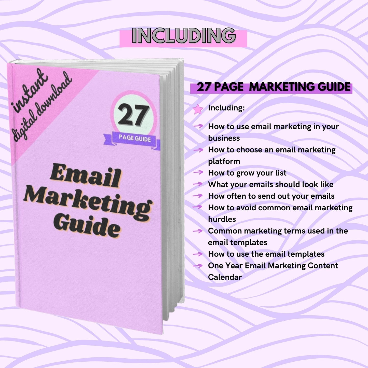 One Year Email Marketing Kit - Instant download