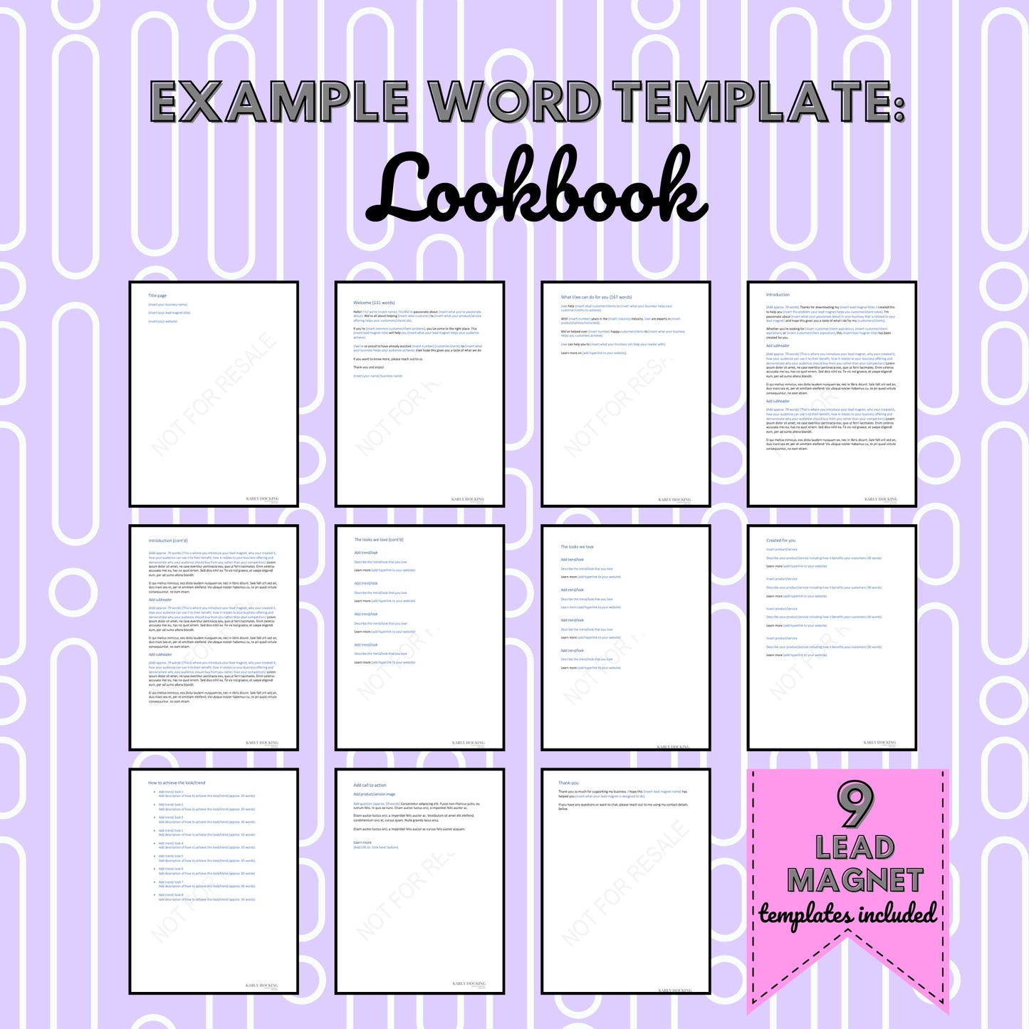 Ultimate Lead Magnet Templates and Guide - Instant download